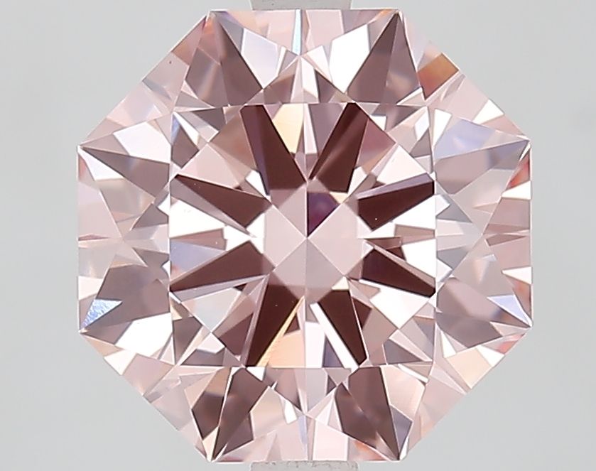Octagonal Fancy Intense Pink Lab-grown Diamond 3.75ct VVS2 loose diamond