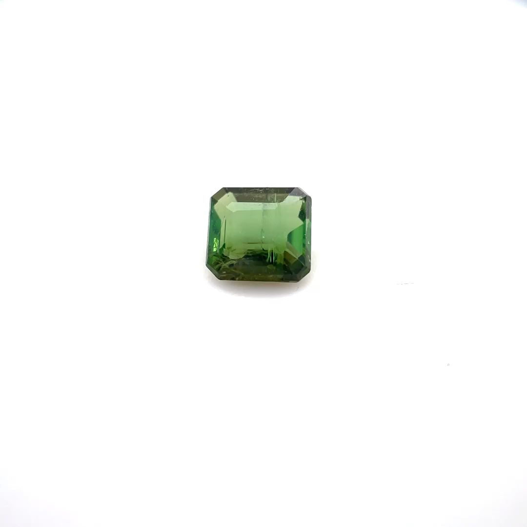 Octagonal Green Tourmaline 0.78ct loose gemstone