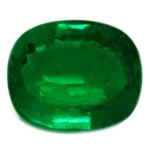 Cushion Green Emerald 1.68ct loose gemstone