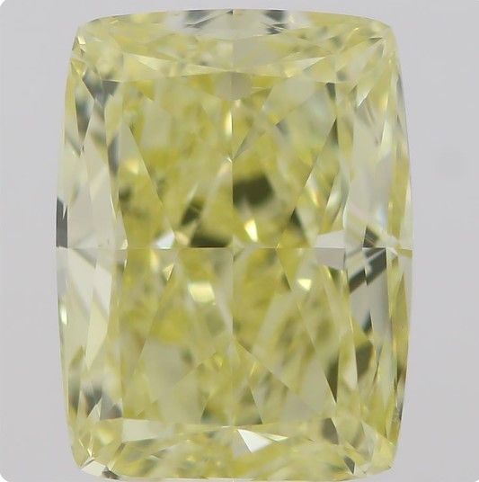 Cushion Fancy Yellow Natural Diamond 1.01ct VS1 loose diamond