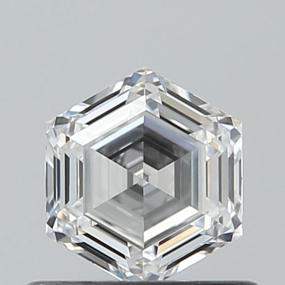 Hexagonal Natural Diamond 0.50ct D VS2
