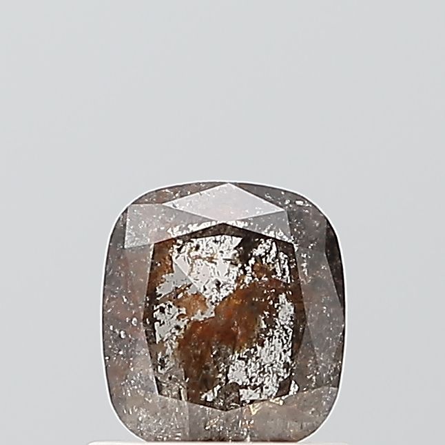 Cushion Salt And Pepper Natural Diamond 0.8ct VS2 loose diamond