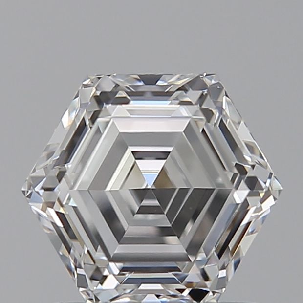 Hexagonal Lab-Grown Diamond 1.08ct D VVS1