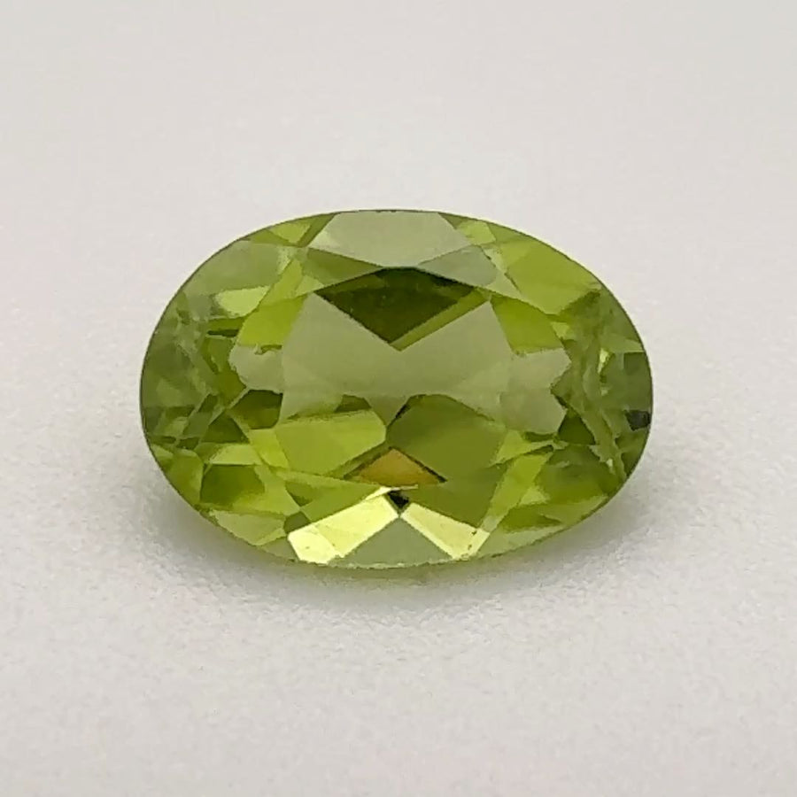Oval Green Peridot 1.225ct loose gemstone