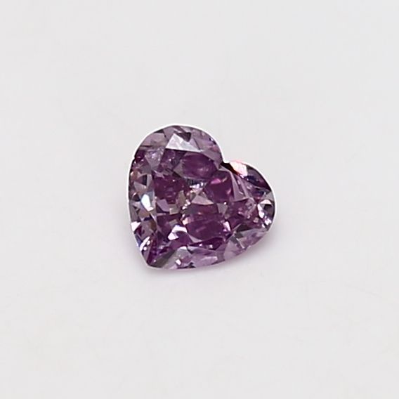 Heart Fancy Intense Pink Purple Natural Diamond 0.2ct SI2 loose diamond