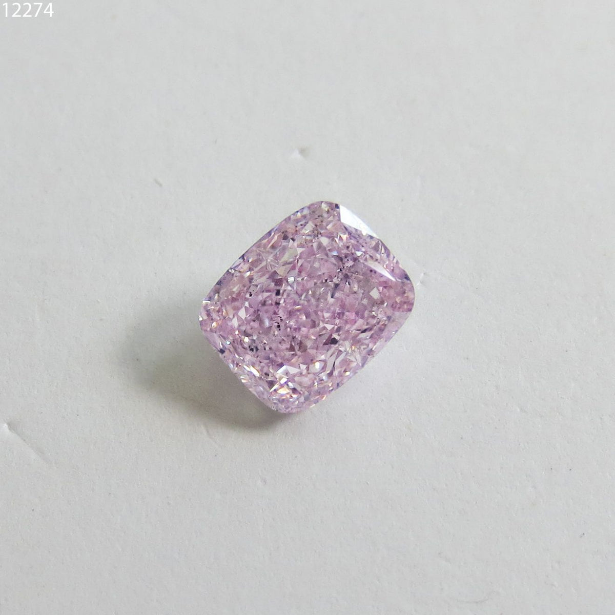 Cushion Fancy Pink Purple Natural Diamond 1.03ct SI2 loose diamond