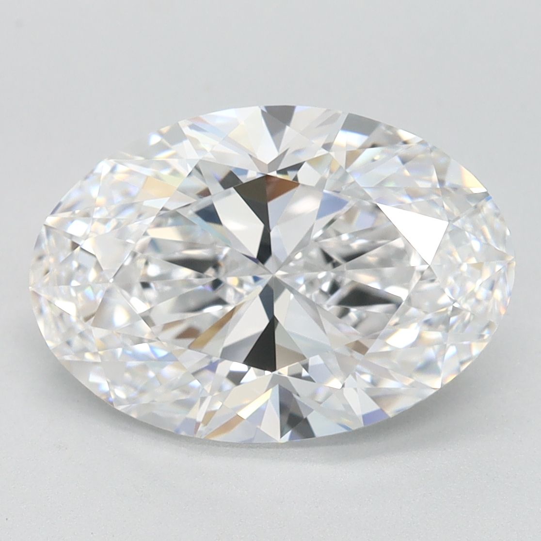 Oval Lab-Grown Diamond 3.14ct D FL