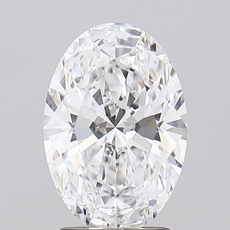 Oval Lab-Grown Diamond 2.20ct D IF