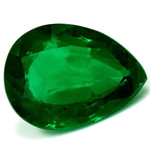 Pear Green Emerald 2.33ct loose gemstone
