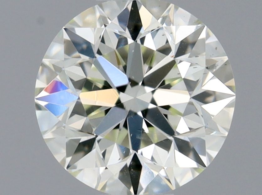 Round Faint Yellowish Green Natural Diamond 0.5ct SI1 loose diamond