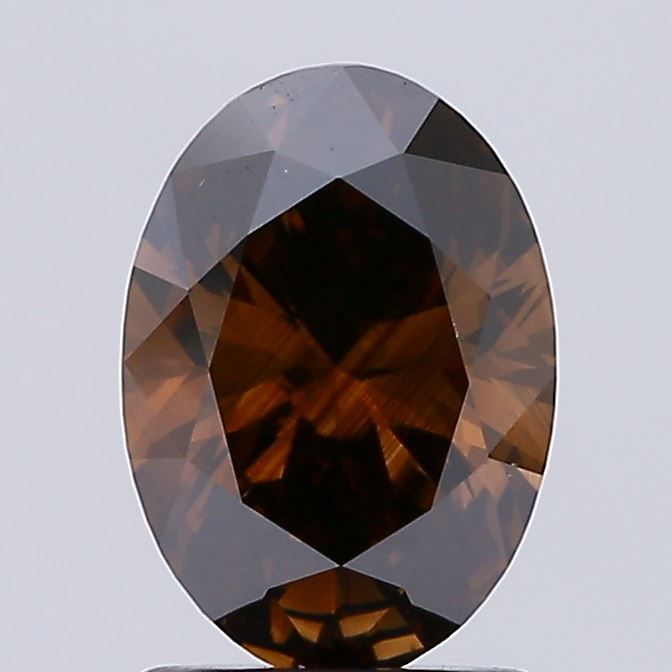 Oval Fancy Brown Natural Diamond 1.53ct VS2 loose diamond