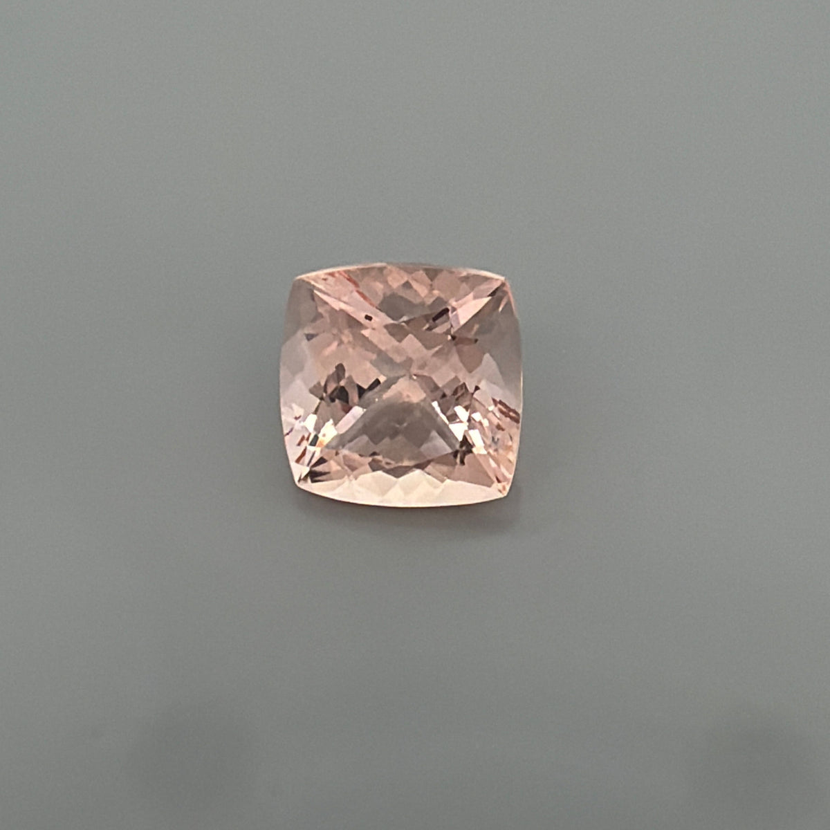 Cushion Pink Morganite 4.56ct loose gemstone