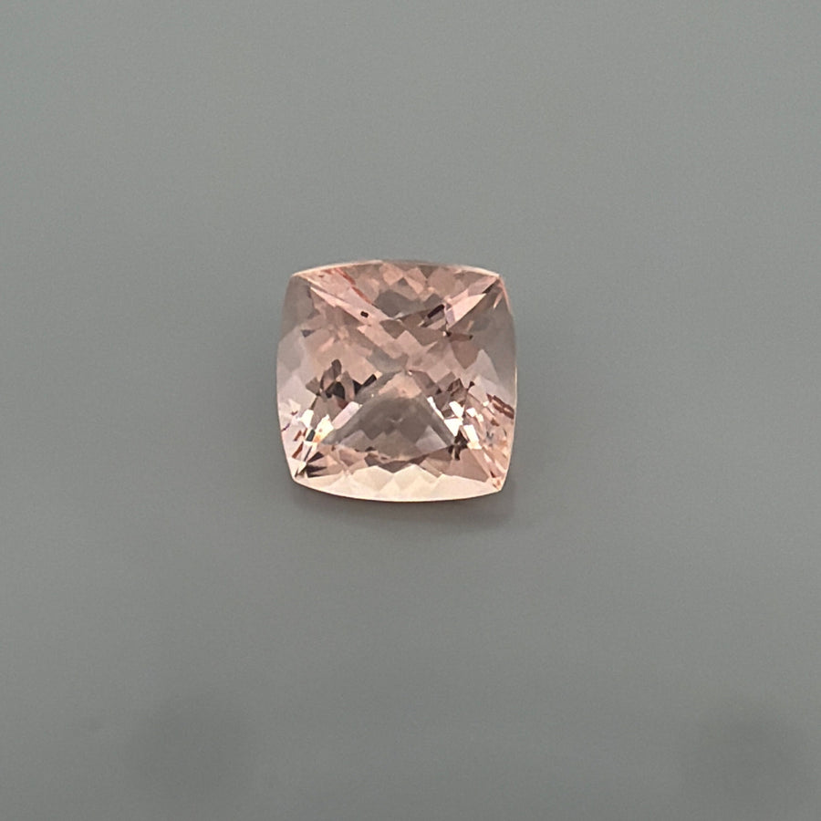 Cushion Pink Morganite 4.56ct loose gemstone