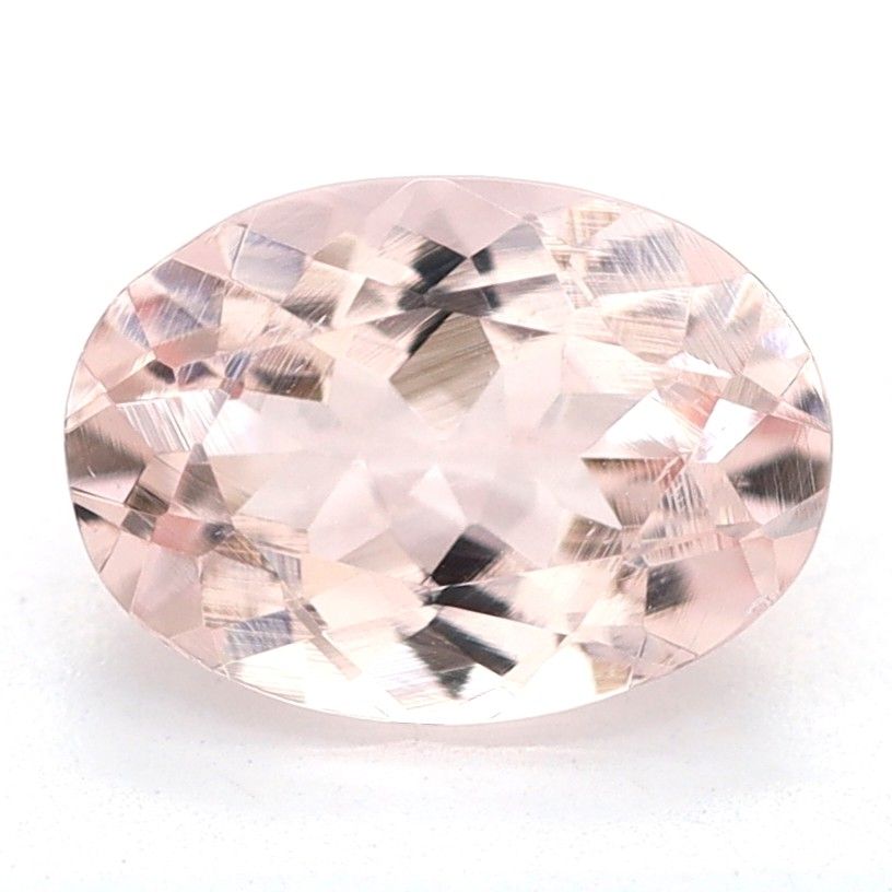 Oval Pink Morganite 0.7ct loose gemstone