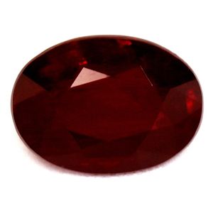 Oval Red Ruby 0.88ct loose gemstone