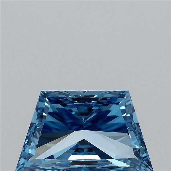 Trapezoid Fancy Vivid Blue Lab-grown Diamond 1.07ct VVS2 loose diamond