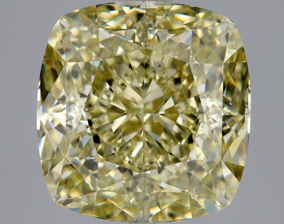 Cushion Fancy Blueish Gray Natural Diamond 4.55ct SI1 loose diamond