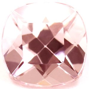 Cushion Pink Morganite 1.53ct loose gemstone