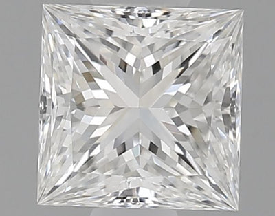 Princess Natural Diamond 0.61ct F VS1