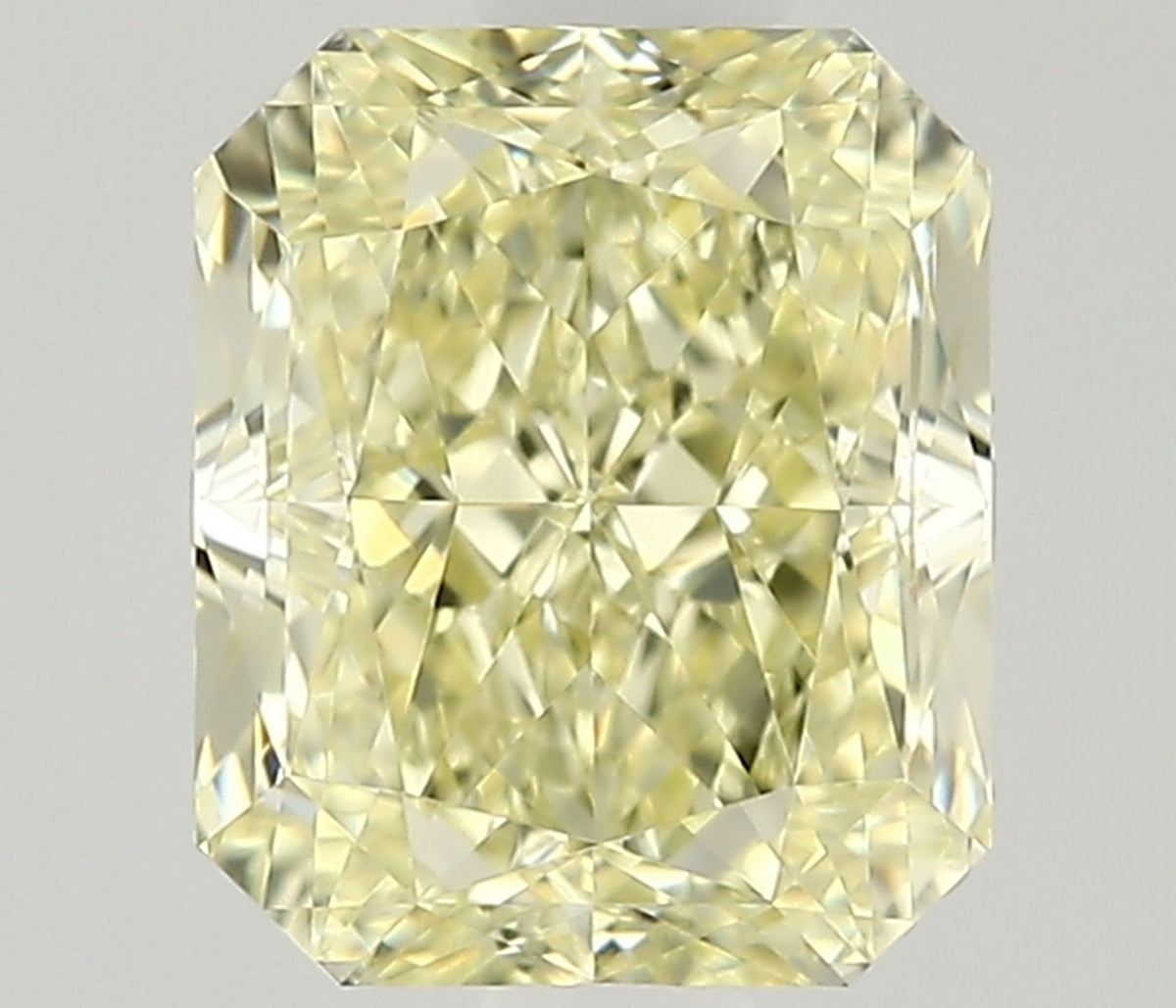 Radiant Fancy Yellow Natural Diamond 0.9ct VVS1 loose diamond