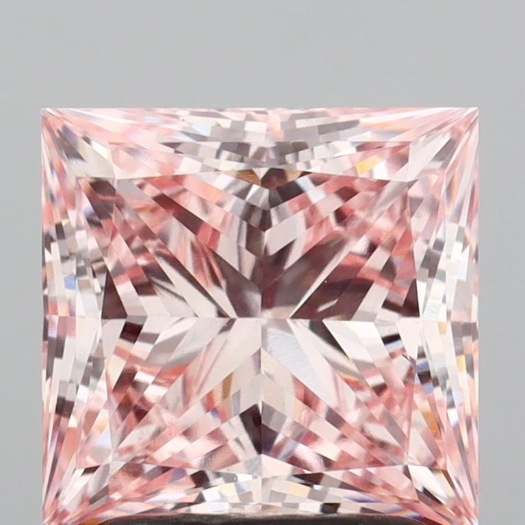 Princess Fancy Intense Pink Lab-grown Diamond 2.01ct VVS2 loose diamond