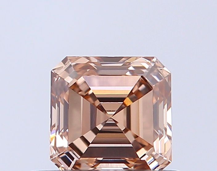 Asscher Fancy Light Brown Lab-grown Diamond 0.59ct VVS1 loose diamond