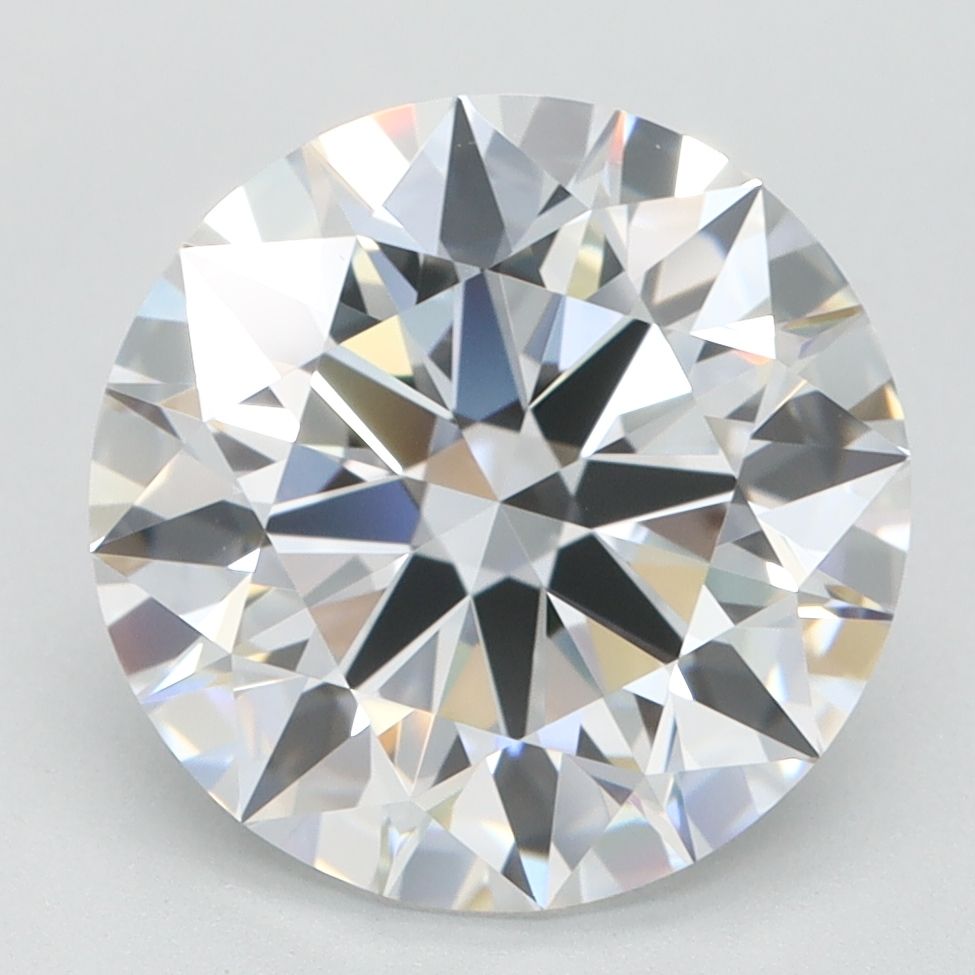 Round Lab-Grown Diamond 3.34ct D FL