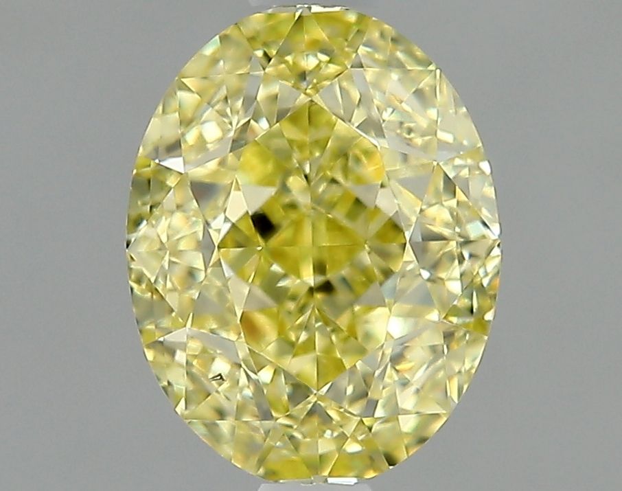 Oval Fancy Yellow Natural Diamond 1.51ct VS2 loose diamond