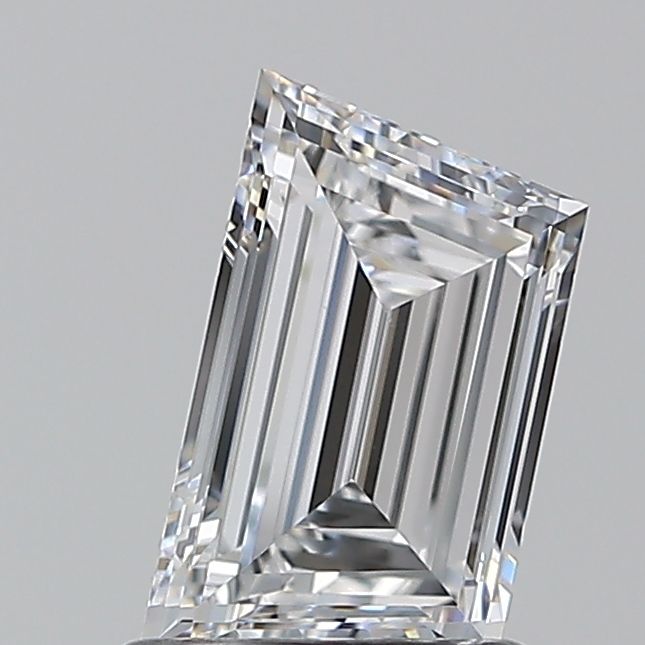 Trapezoid Natural Diamond 0.90ct D VS2