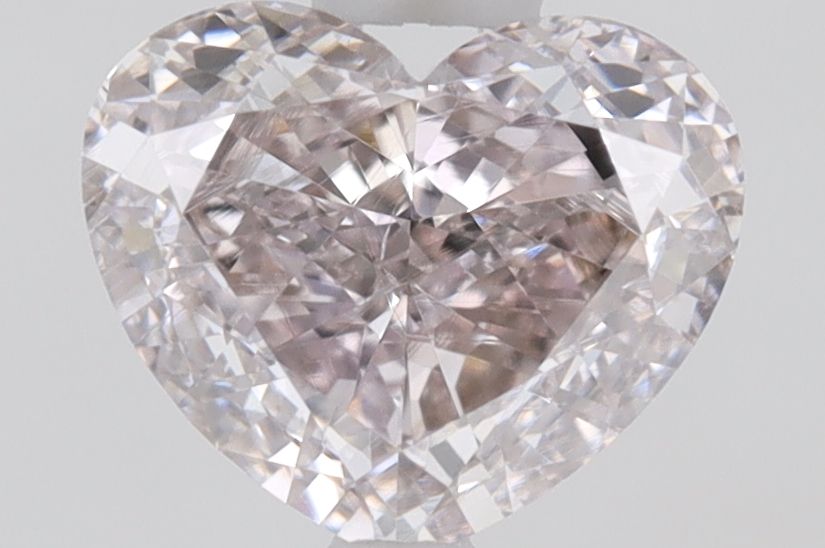 Heart Fancy Brown Pink Natural Diamond 0.67ct SI1 loose diamond