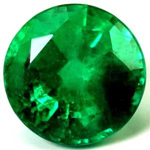 Round Green Emerald 1.32ct loose gemstone