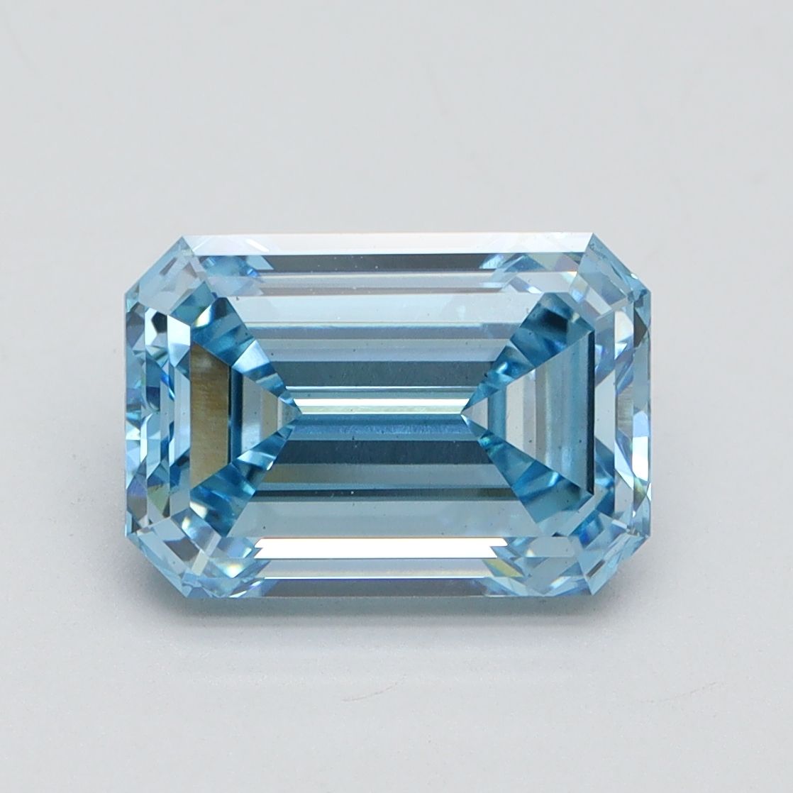 Emerald Fancy Intense Blue Lab-grown Diamond 3.12ct VS2 loose diamond