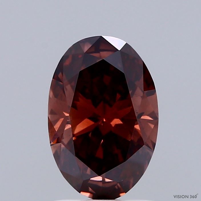 Oval Fancy Brown Lab-grown Diamond 1.32ct VS1 loose diamond