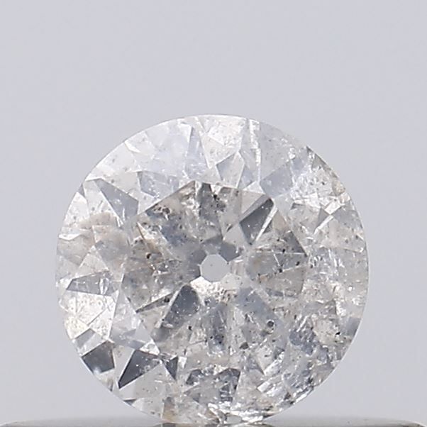 European Cut Salt And Pepper Natural Diamond 0.26ct I3 loose diamond