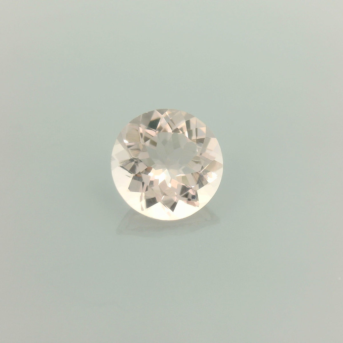 Round Pink Morganite 2.19ct loose gemstone