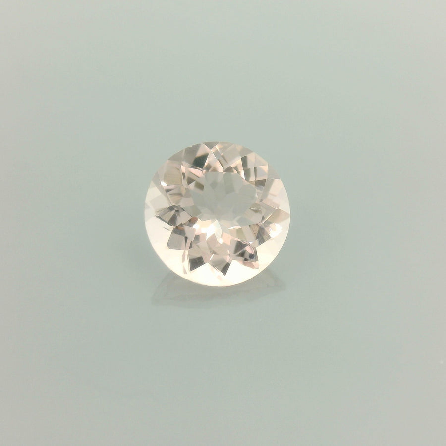Round Pink Morganite 2.19ct loose gemstone