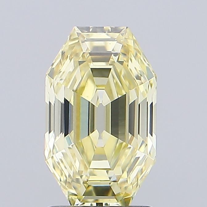 Octagonal Fancy Yellow Lab-grown Diamond 2.02ct VVS2 loose diamond