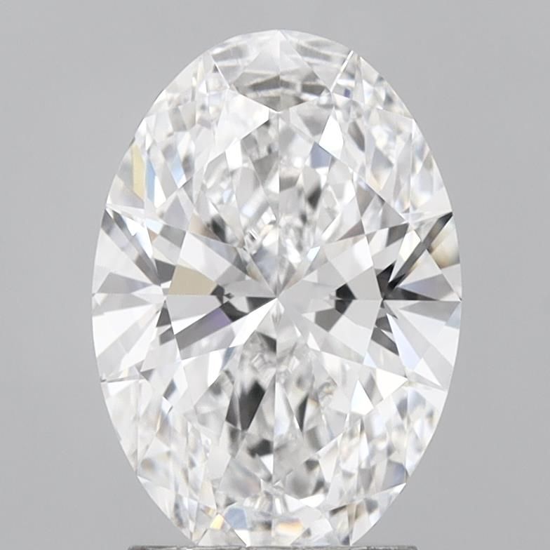 Oval Lab-Grown Diamond 2.36ct D VVS1