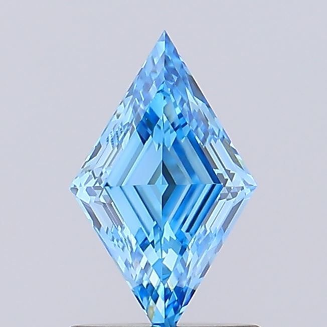 Lozenge Fancy Vivid Blue Lab-grown Diamond 0.76ct VS1 loose diamond