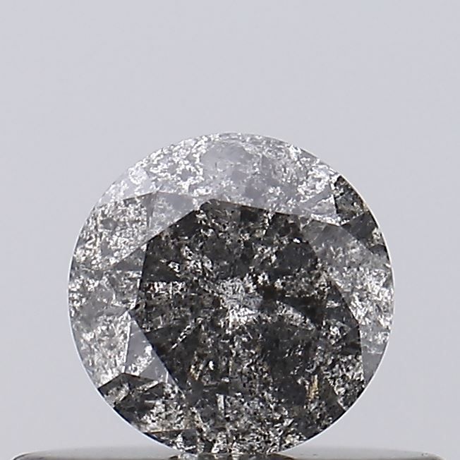 European Cut Salt And Pepper Natural Diamond 0.32ct I3 loose diamond