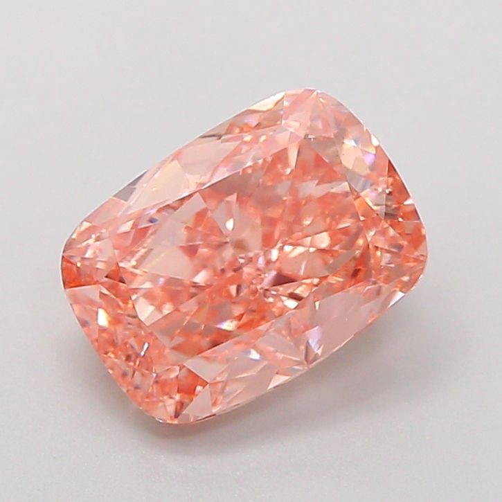 Cushion Fancy Light Pinkish Brown Lab-grown Diamond 2ct VS1 loose diamond