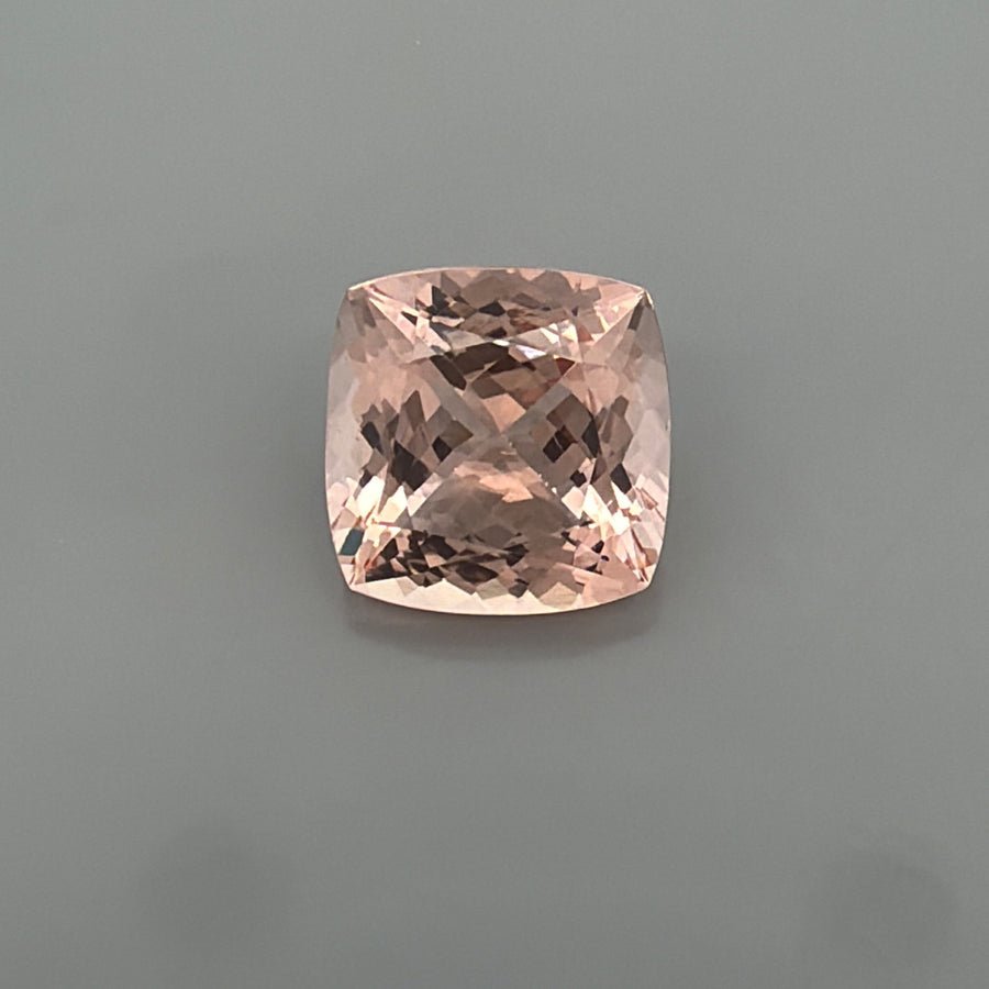 Cushion Pink Morganite 7.12ct loose gemstone