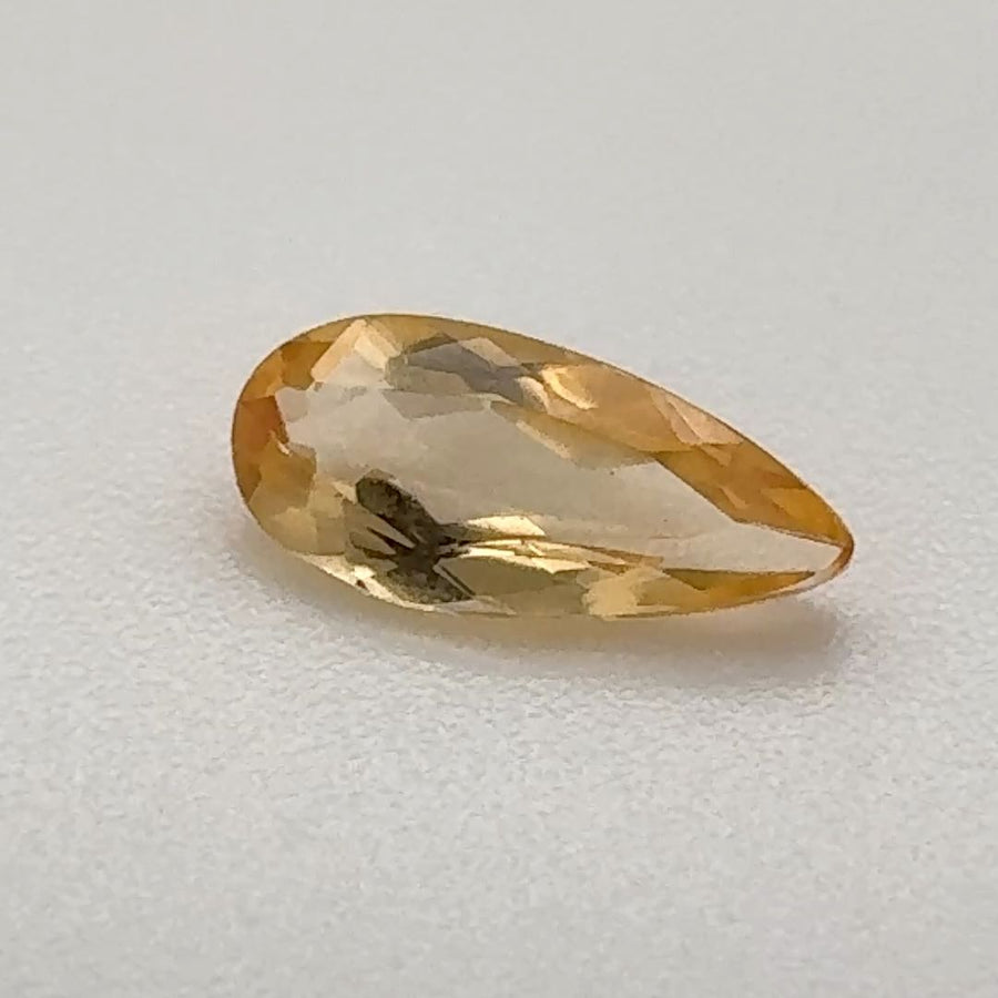 Pear Yellow Topaz 0.6ct loose gemstone