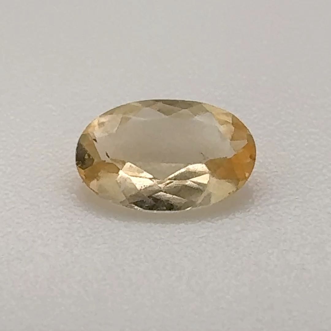 Oval Yellow Topaz 0.405ct loose gemstone