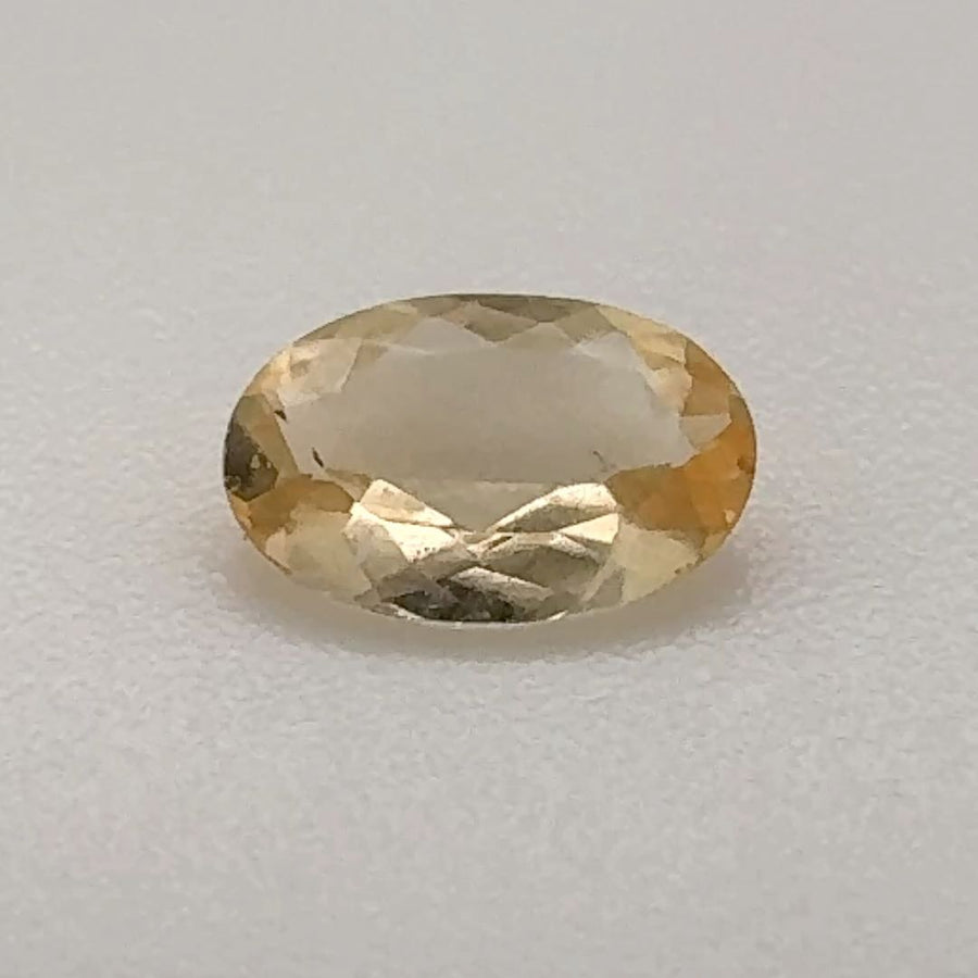 Oval Yellow Topaz 0.405ct loose gemstone