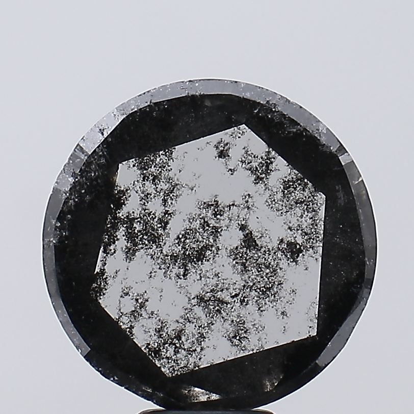 Rose Salt And Pepper Lab-grown Diamond 5.44ct I3 loose diamond