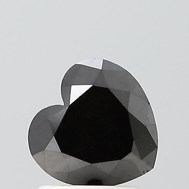 Heart Black Natural Diamond 1.17ct VS2 loose diamond