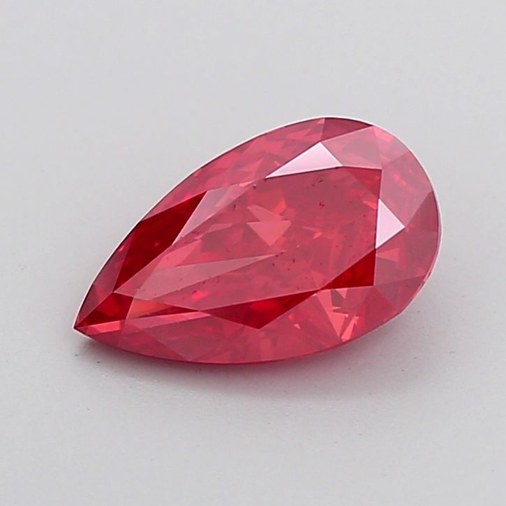 Pear Fancy Vivid Red Lab-grown Diamond 2.18ct VS2 loose diamond