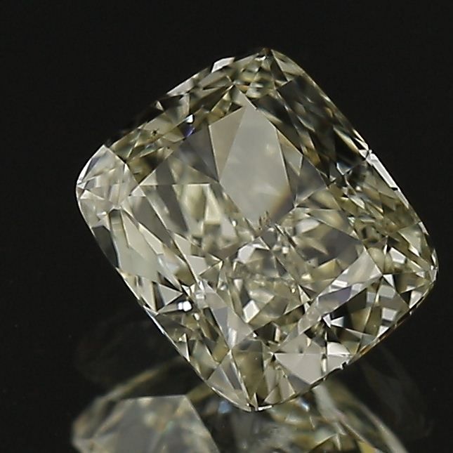Cushion Fancy Light Brownish Yellow Natural Diamond 0.81ct SI2 loose diamond