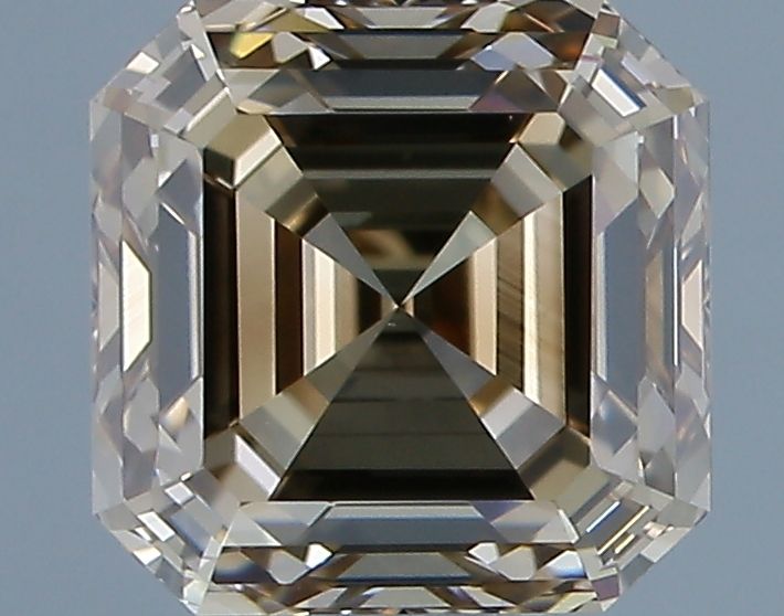 Square Emerald Fancy Dark Brown Natural Diamond 1.16ct VS1 loose diamond